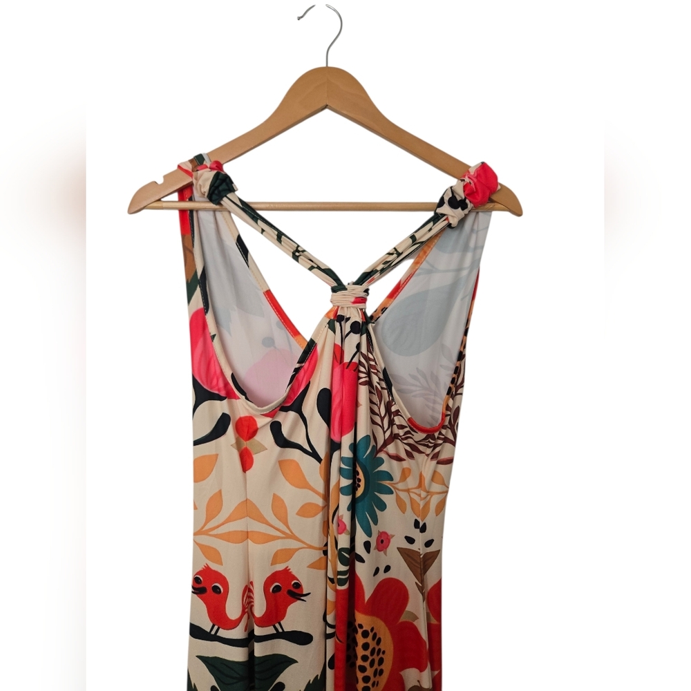 Floral Sleeveless Jumpsuit Size Large - Picture 6 of 6